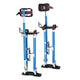 DIY 24"-40" Aluminum Drywall Stilts Blue Silver Options