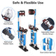 DIY 16"-24" Aluminum Drywall Stilts Blue Silver Options