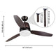 DIY 52" Oil-rubbed Bronze Ceiling Fan w/ Light & Remote Control