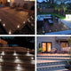 DIY 12V Low Voltage Deck Step Lights - IP67 Waterproof, 10ct