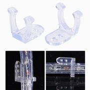 DIY D1/2" Wall Mount Clips for LED Neon Rope Lights 50ct/pk
