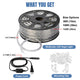 DIY RGB Rope Lights Waterproof - 120V, 1/2"(13mm), Plug-in