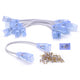 DIY 2-Wire Splice Connector for Neon Lights 14x7mm 10Set/pk