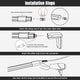 DIY 2-Wire Splice Connector for Neon Lights 14x7mm 10Set/pk