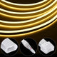 DIY Waterproof LED Neon Rope Light Warm White RF Remote