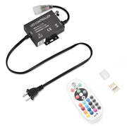DIY AC120V RF Remote + Controller for LED Neon Light Multi-Color