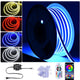 DIY Waterproof LED Neon Rope Light Multi-Color(16) App RF Remote