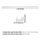 DIY 11/16" Clear Plastic U Channel 3ft 5ct. (RGBW)