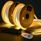 DIY 120V Waterproof LED Neon Rope Light 2700K RF Remote