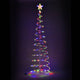DIY 6' RGBY LED Spiral Christmas Tree Indoor & Outdoor