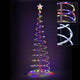 DIY 6' RGBY LED Spiral Christmas Tree Indoor & Outdoor