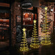 DIY Spiral Christmas Tree Set Battery Powered-6ft 4ft 3ft included