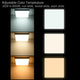 DIY Square LED Ceiling Light Flush Mount Dimmable w/ Remote 36W