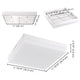 DIY Square LED Ceiling Light Flush Mount Dimmable w/ Remote 36W