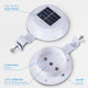 DIY Dusk to Dawn Wireless Solar LED Lights Waterproof 4ct/Pack