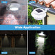 DIY Dusk to Dawn Wireless Solar LED Lights Waterproof 4ct/Pack
