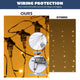 DIY 40'x10' Outdoor Curtain String Light 120V