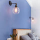 DIY Vintage Wall Lamp Glass Globe Shade 8 in