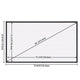 DIY Projector Screen Movie TV Home Theater Matte White 72"-120" 16:9