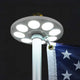 DIY Solar Flagpole Light Top Mounted D11/16"
