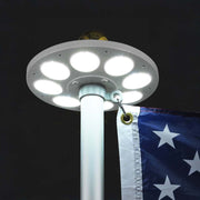 DIY Solar Flagpole Light Top Mounted D11/16"