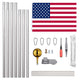 DIY 13-Gauge Aluminum Flag Pole for House (20/25/30FT Options)