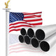 DIY 13Gauge Residential Flagpoles with Solar Light Luxury Eagle (20/25/30FT)