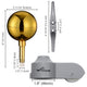 DIY Flagpole Hardware Truck Pulley Cleat(Eagle Ball Options)