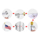 DIY Flagpole Hardware Truck Pulley Cleat(Eagle Ball Options)