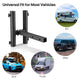 DIY Hitch Dual Flag Pole Mount for 1 9/16" Receivers & 1"-2" Poles