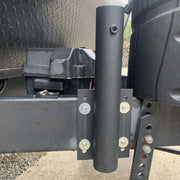 DIY Vertical Mount for Flagpole to Dock Holds 1" to 2 3/8" Pole/Pipe