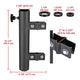 DIY RV Ladder Mounted Flagpole Holder for 1" to 2 3/8" Pole