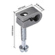 DIY 1/4" Wire Cable Clamp with Screws Set(20) for Starlink Cable