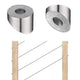 DIY Rubber Grommets Sleeves for Deck/Level & Stair Posts 1/8"-3/16" 60ct.