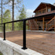 DIY Railing Post - 2x2x36in T304 Stainless Steel Level Post 16-Gauge