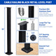 DIY Railing Post - 2x2x36in T304 Stainless Steel Level Post 16-Gauge