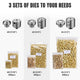 DIY Handheld Grommet Press 3in1 Dies with Copper Grommets & Washers