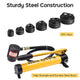 DIY 10-Ton Hydraulic Punch Driver Tool Kit w/ 6 Dies