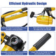 DIY 15-Ton Hydraulic Punch Driver Tool Kit w/ 10 Dies