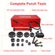 DIY 15-Ton Hydraulic Punch Driver Tool Kit w/ 10 Dies