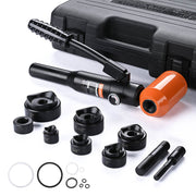 DIY 8 Ton Hydraulic Metal Hole Punch Tool 1/2 to 2in Knockout Set