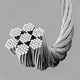 DIY 7x19 Wire Rope T316 Stainless Steel Cable 3/16"x500' (4.8mm)