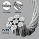 DIY 7x19 Wire Rope T316 Stainless Steel Cable 3/16"x500' (4.8mm)