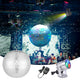 DIY Disco Ball and RGB Light Set Motorized for Retro Club/Bar/KTV