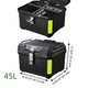 DIY Boxy Motorcycle Trunk with Backrest
