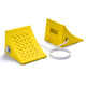 DIY Wheel Chocks with Rope & Handle for 24-32in Tire, 33,000lbs GVWR