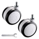 DIY NexusX Set(2) 3" Swivel Casters for Mobile Workstation Cart