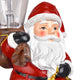 DIY Set(2) Santa Figurine with LED Edison Bulb Battery Powered