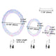 DIY Outdoor Lighted Christmas Wreaths Door Decoration Set(3)