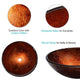 DIY Vintage Round Vessel Tempered Glass Bathroom Sink